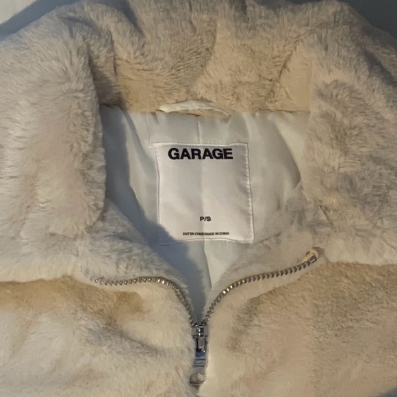 Garage Faux Fur Bomber Jacket - Picture 2 of 3